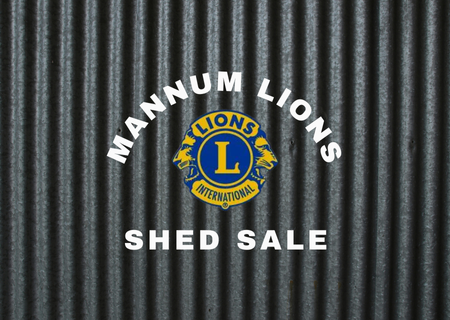 Mannum Lions Shed Sale
